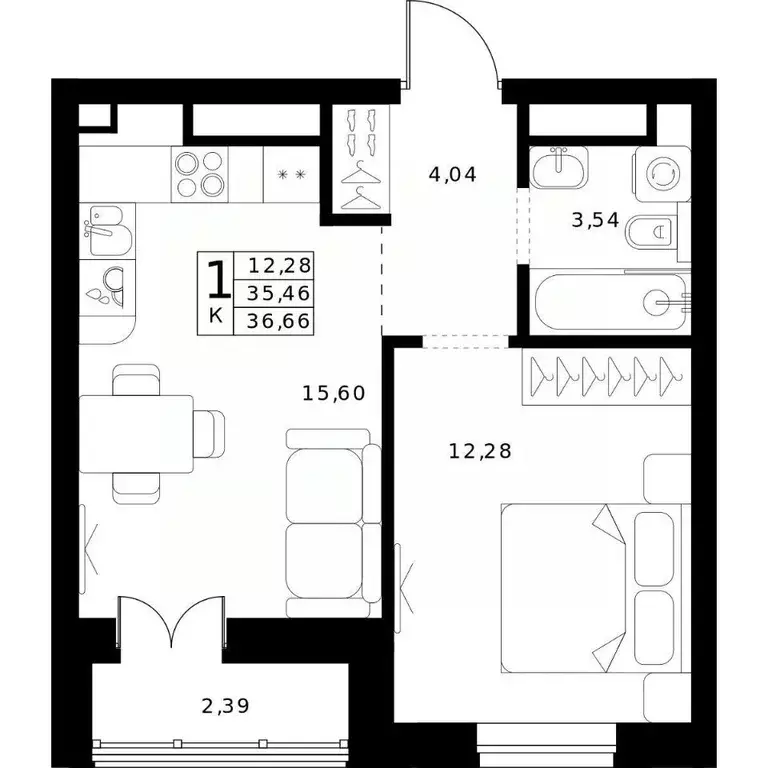 1-к кв. Нижегородская область, Нижний Новгород Ленгородок мкр, Мед ... - Фото 1