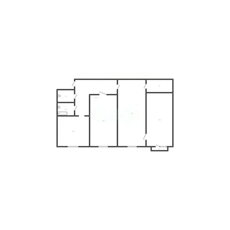 3-к кв. Иркутская область, Ангарск 92/93 кв-л, 17 (55.5 м) - Фото 2