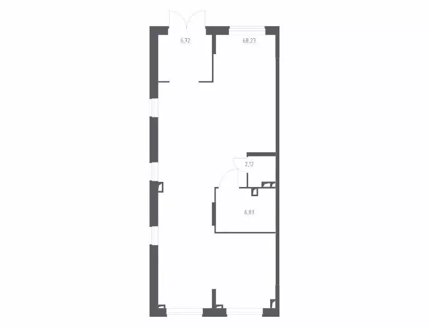 Помещение свободного назначения (83.3 м) - Фото 1