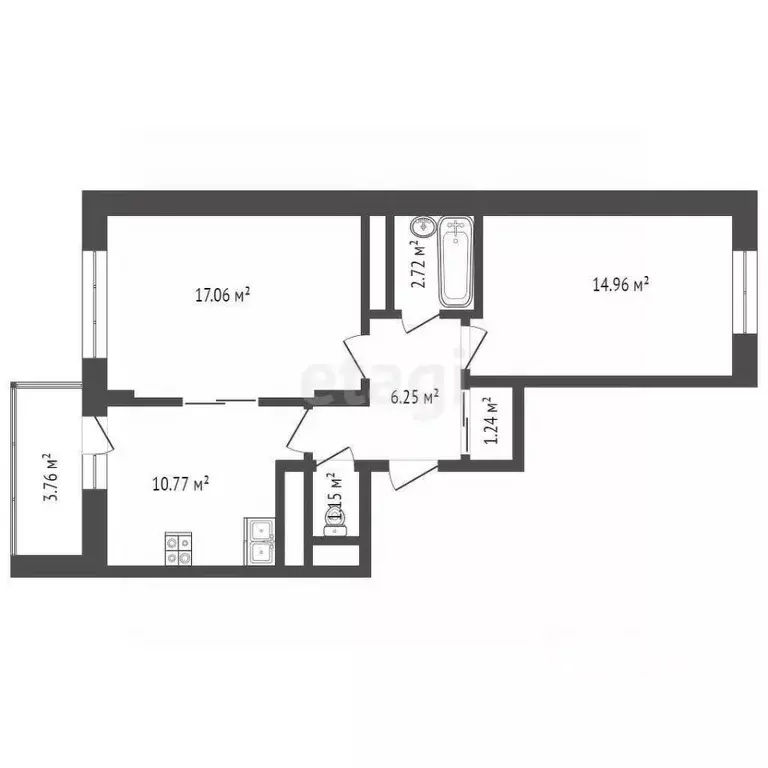 2-к кв. Москва 6-я Радиальная ул., 7/6к2 (64.2 м) - Фото 2