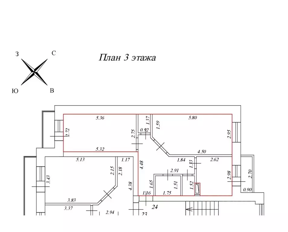 2-к кв. Ленинградская область, Гатчина ул. Киргетова, 26/5 (53.2 м) - Фото 1