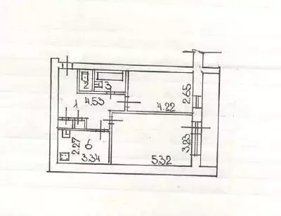 2-к. квартира, 50 м, 4/5 эт. - Фото 0