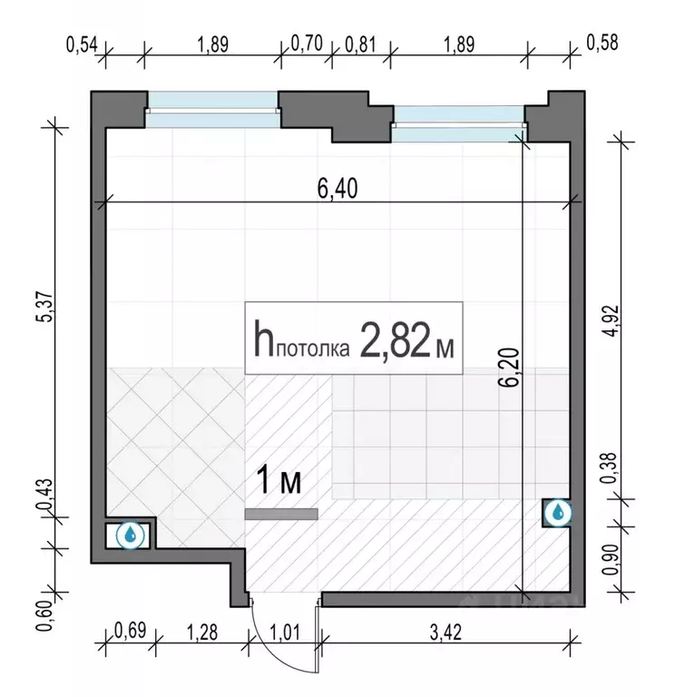 1-к кв. Московская область, Мытищи Белый Grad жилой комплекс, 12.1 ... - Фото 1
