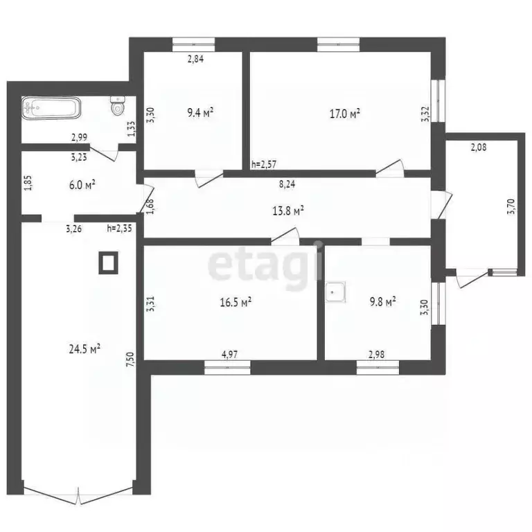 Дом в Кемеровская область, Новокузнецк ул. 1-я Семилетка, 13 (119 м) - Фото 2
