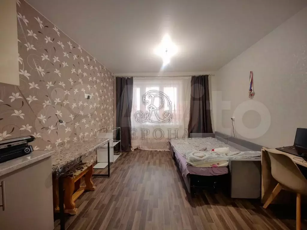 Квартира-студия, 27,4 м, 8/15 эт. - Фото 1