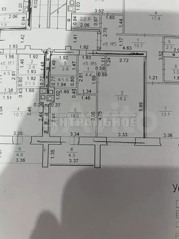 1-к. квартира, 43,5 м, 2/4 эт. - Фото 0
