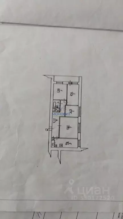 4-к кв. Московская область, Лыткарино ул. Ленина, 27 (80.0 м) - Фото 1