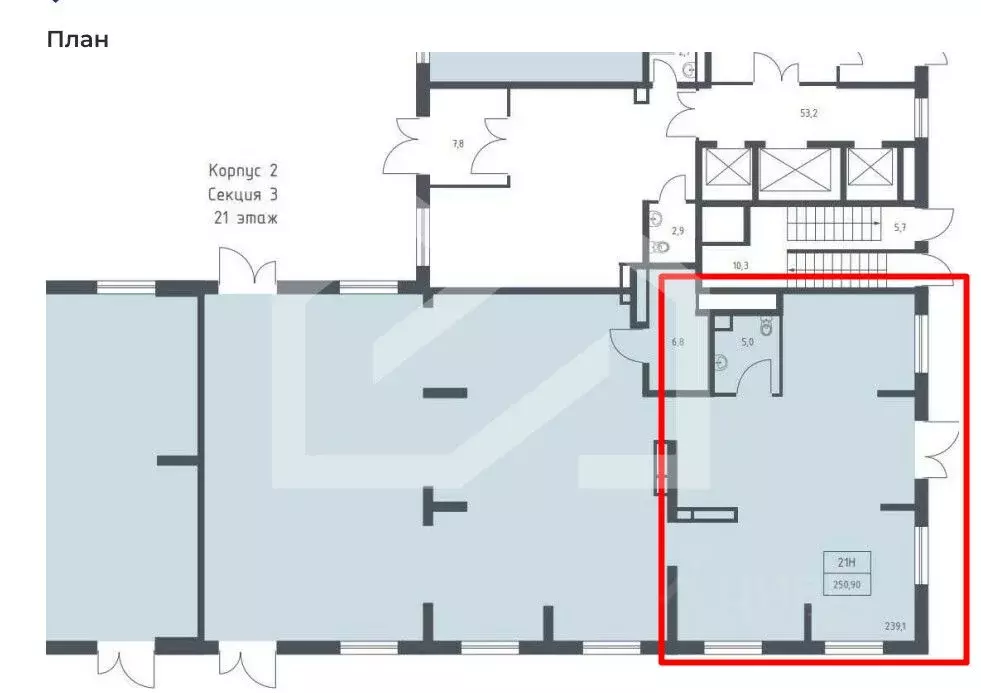 Торговая площадь в Москва 3-я Хорошевская ул., 17А (82 м) - Фото 1