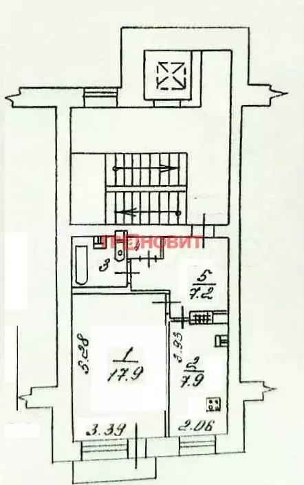1-к. квартира, 39 м, 8/10 эт. - Фото 0