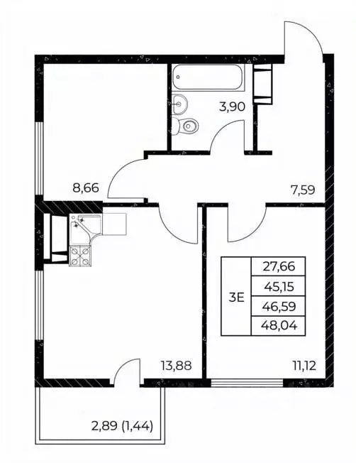 2-к кв. Ростовская область, Ростов-на-Дону Звезда Столицы 2 жилой ... - Фото 1