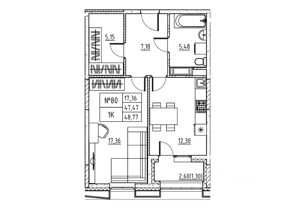 1-к кв. Московская область, Дубна ул. Понтекорво (50.07 м) - Фото 1