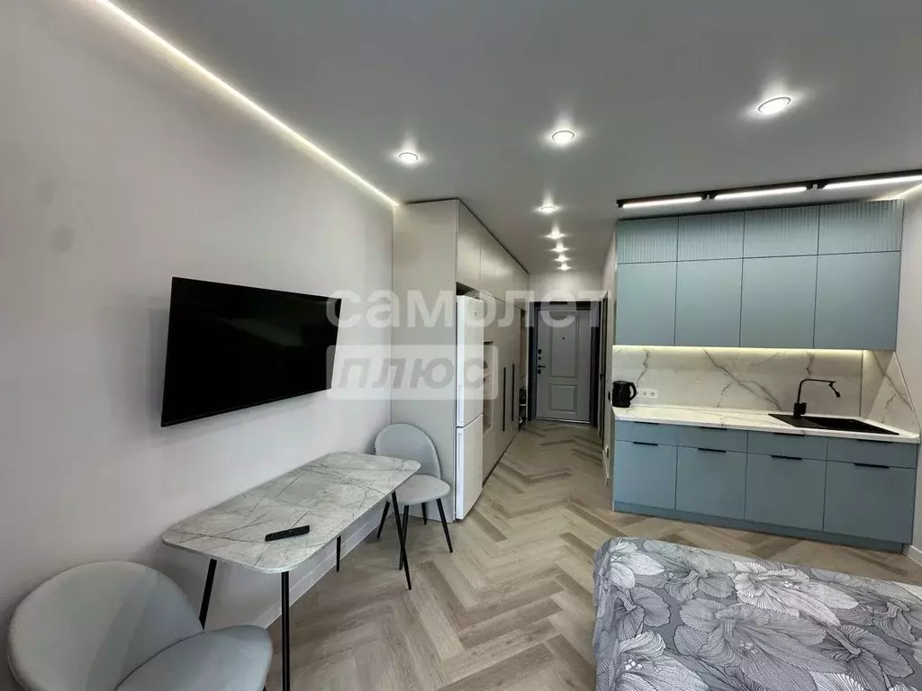 Студия Иркутская область, Иркутск ул. Юрия Левитанского, 4 (29.0 м) - Фото 1