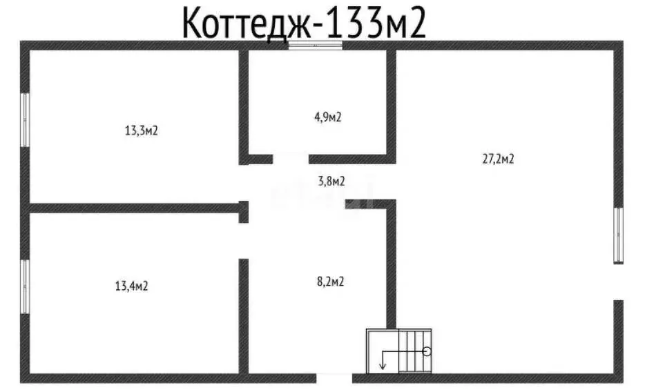 Дом в посёлок городского типа Энем, улица Шовгенова, 80/2 (133 м) - Фото 0