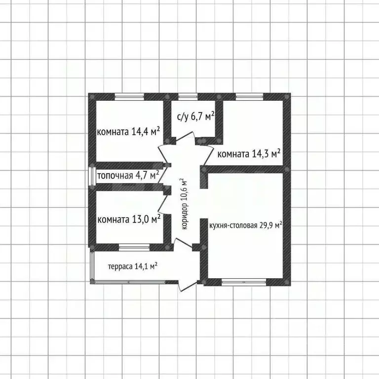 Дом в Краснодарский край, Белореченск Цветочная ул. (115 м) - Фото 2