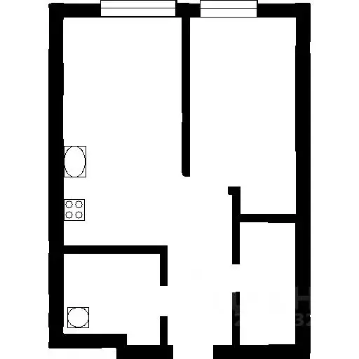 1-к кв. Крым, Симферополь ул. Воровского, 24 (47.0 м) - Фото 1