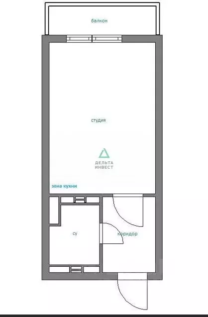 Студия Башкортостан, Уфа ул. Евгения Столярова, 4Б (30.0 м) - Фото 2