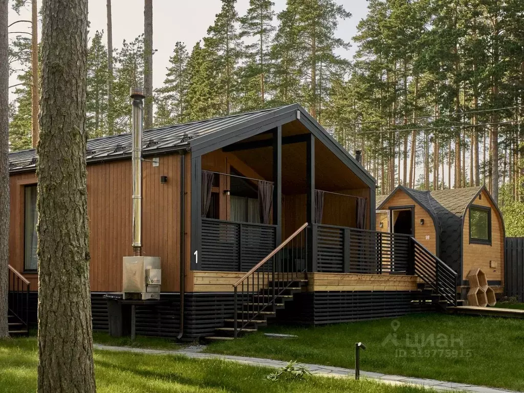 Дом в Ленинградская область, Выборгский район, Полянское с/пос, пос. ... - Фото 2