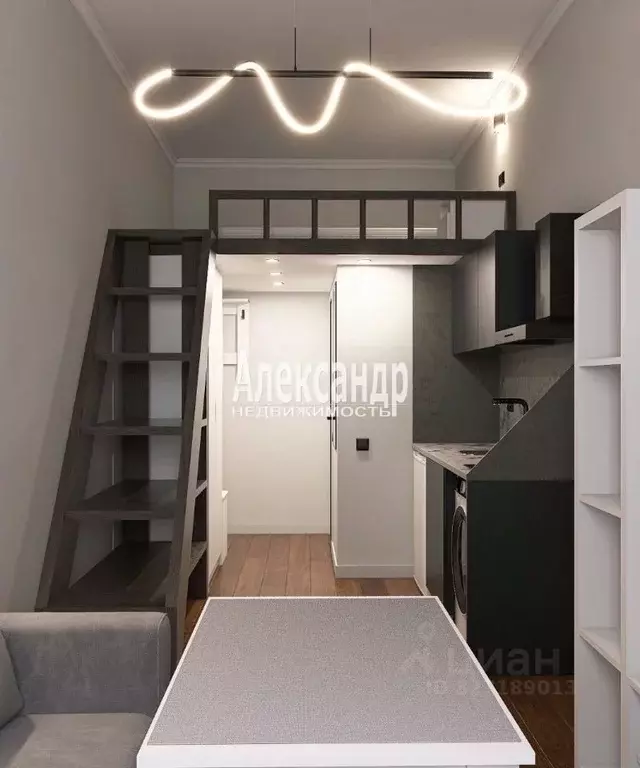 Студия Санкт-Петербург Мончегорская ул., 10б (20.0 м) - Фото 1