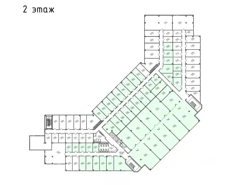 Офис в Санкт-Петербург Домостроительная ул., 16 (1308 м) - Фото 2
