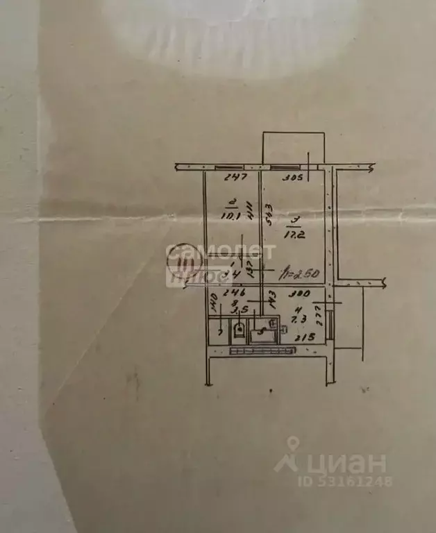 2-к кв. Крым, Керчь ул. Орджоникидзе, 90 (45.7 м) - Фото 2
