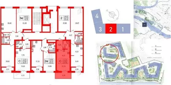 Студия Санкт-Петербург Ремесленная ул., 15 (25.6 м) - Фото 1