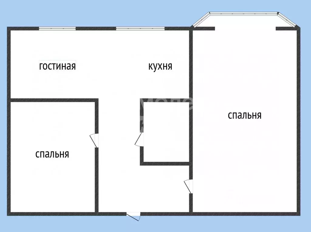 3-к кв. Дагестан, Махачкала ул. Даниялова, 101 (81.0 м) - Фото 2