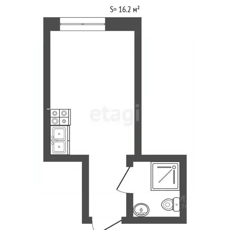 Студия Санкт-Петербург Ульяны Громовой пер., 5 (16.2 м) - Фото 1