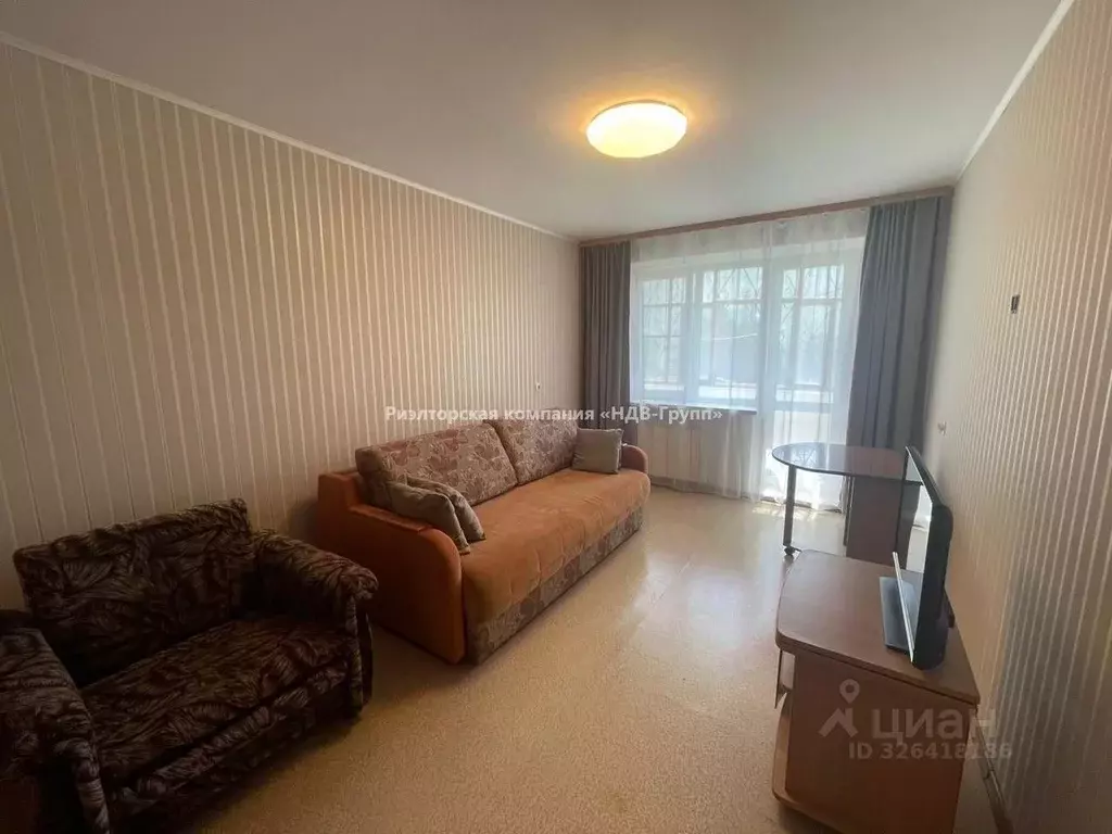 1-к кв. Хабаровский край, Хабаровск Тихоокеанская ул., 186 (33.0 м) - Фото 1