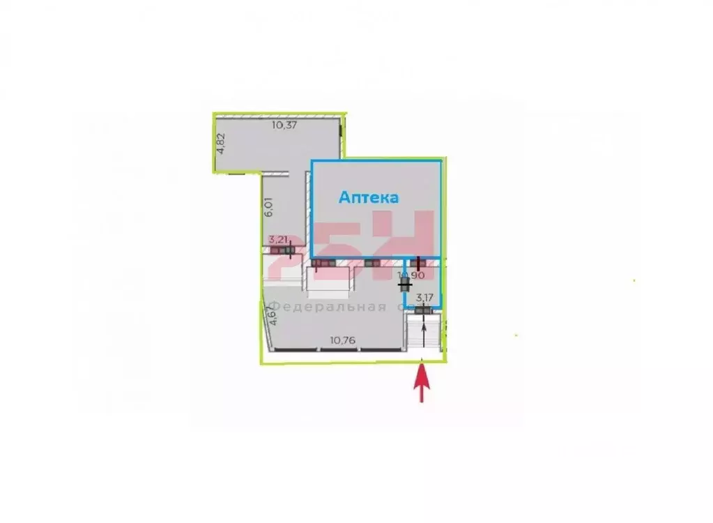 Торговая площадь в Тюменская область, Тюмень Олимпийская ул., 11 (232 ... - Фото 2