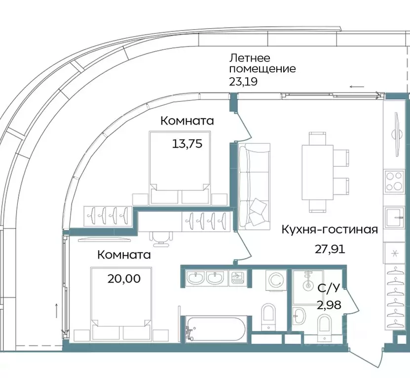3-к кв. Крым, Саки ул. Морская (87.83 м) - Фото 1