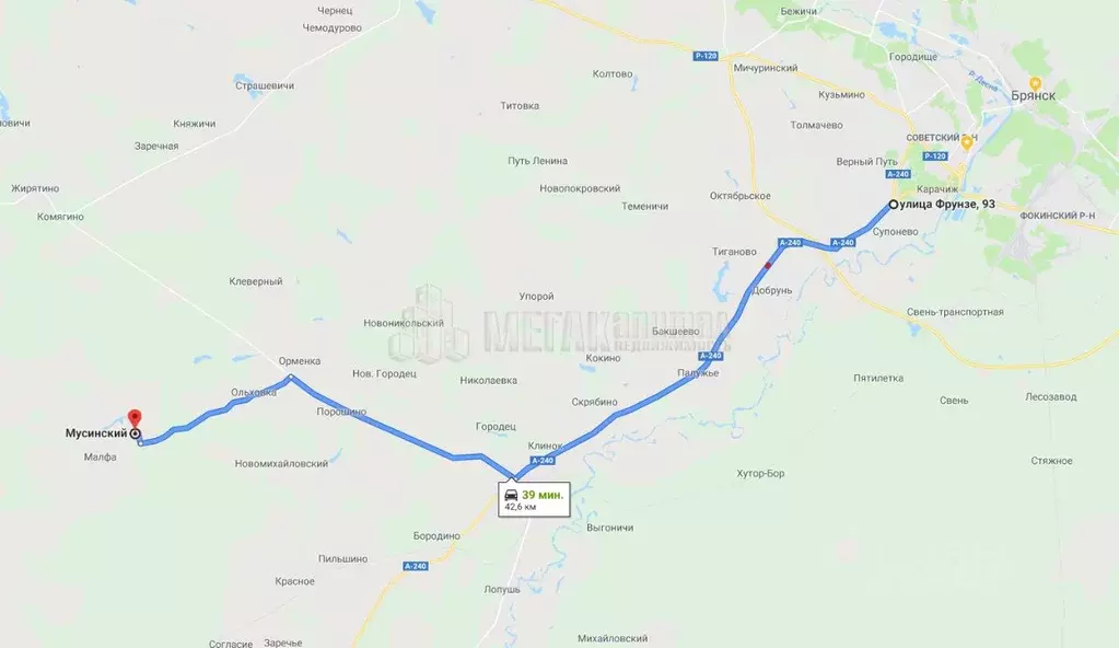 Участок в Брянская область, Выгоничский район, Орменское с/пос, пос. ... - Фото 2