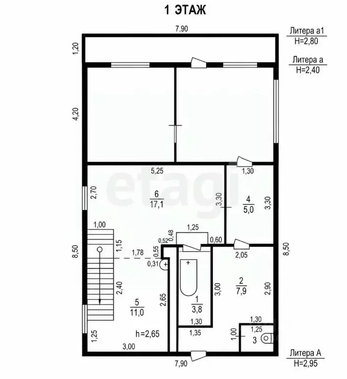 Дом в Кемеровская область, Ленинск-Кузнецкий Зимняя ул., 31 (102 м) - Фото 2