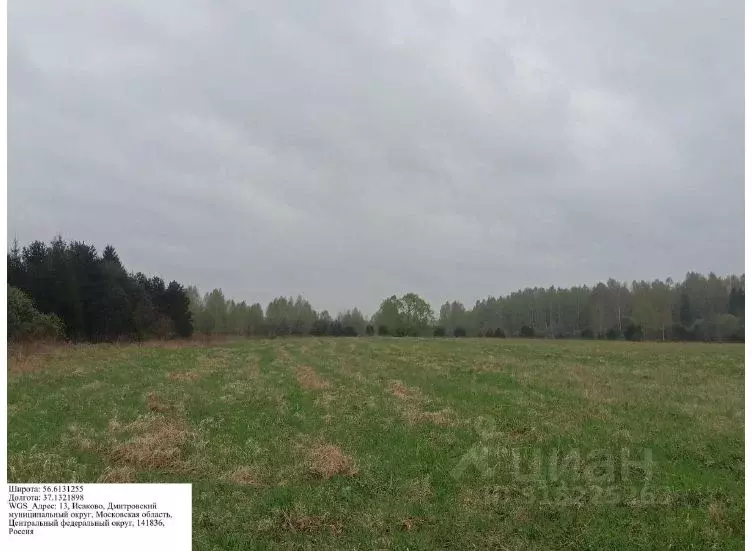 Участок в Московская область, Дмитровский муниципальный округ, д. ... - Фото 0
