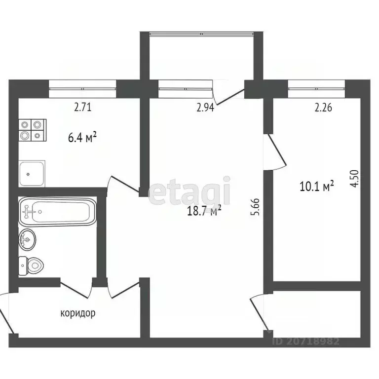2-к кв. Камчатский край, Петропавловск-Камчатский ул. Лермонтова, 20А ... - Фото 2