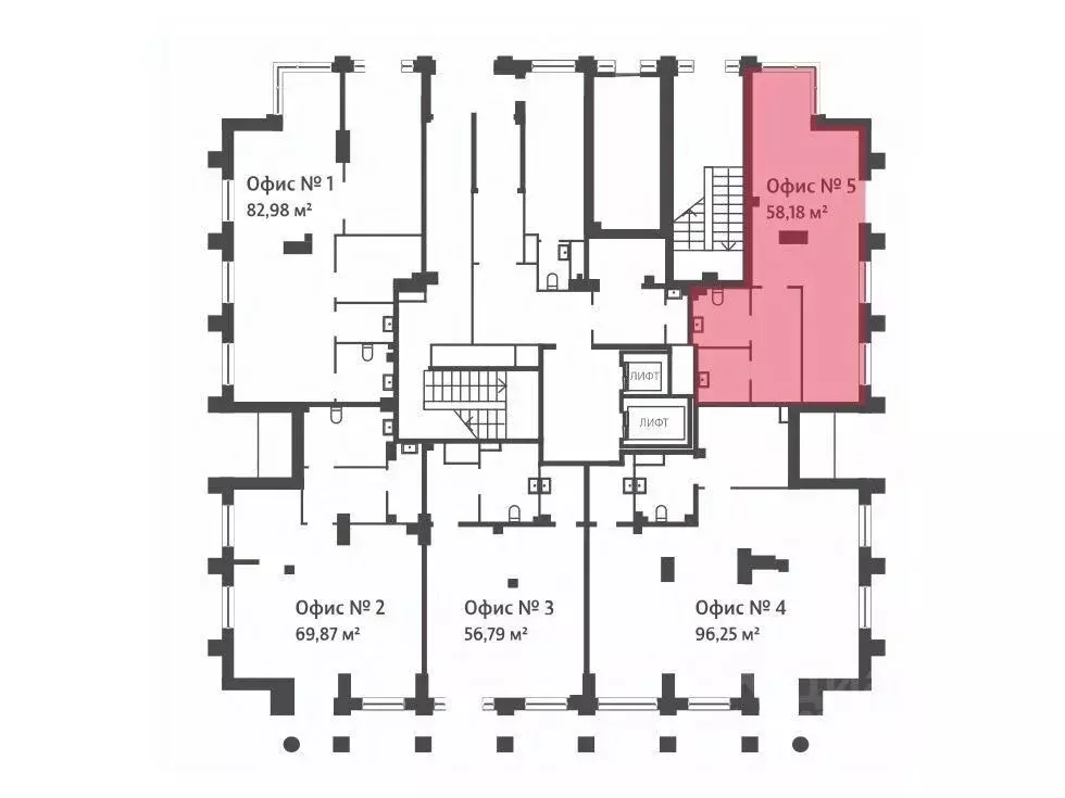 Помещение свободного назначения в Санкт-Петербург наб. Миклухо-Маклая, ... - Фото 2