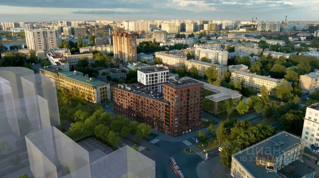 2-к кв. Санкт-Петербург Большой Смоленский просп., 4литЗ (43.8 м) - Фото 1