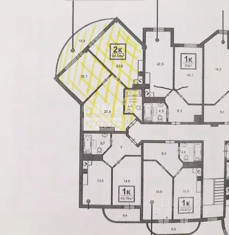 2-к кв. Краснодарский край, Геленджик Крымская ул., 22к22 (64.4 м) - Фото 2