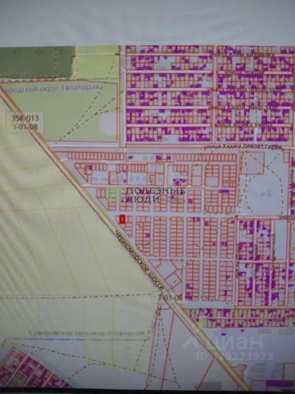 Участок в Крым, Евпатория ул. Энвера Бекирова (6.0 сот.) - Фото 2