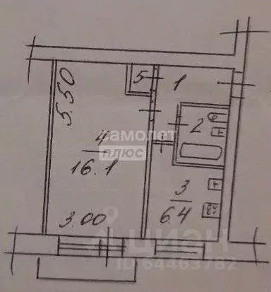1-к кв. Вологодская область, Вологда Мишкольцская ул., 9Б (29.8 м) - Фото 2