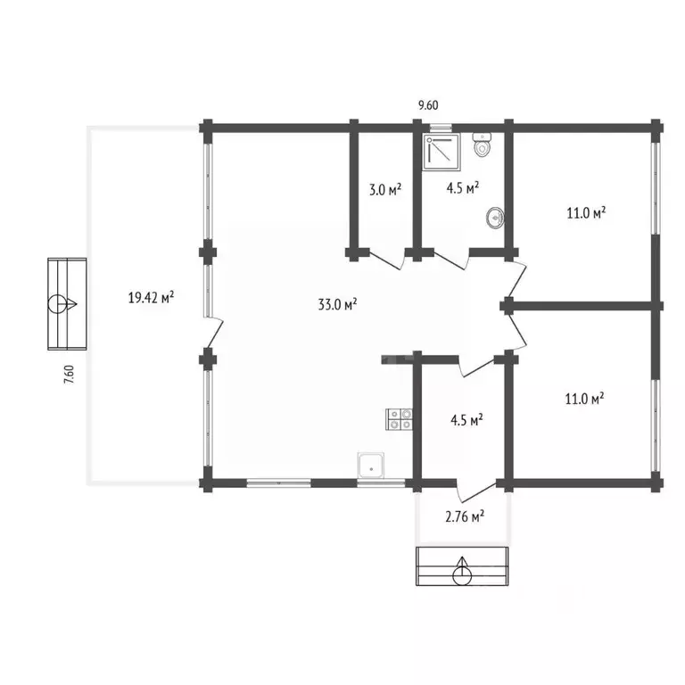 Участок в Мордовия, Саранск городской округ, пос. Пушкино  (14.0 сот.) - Фото 2