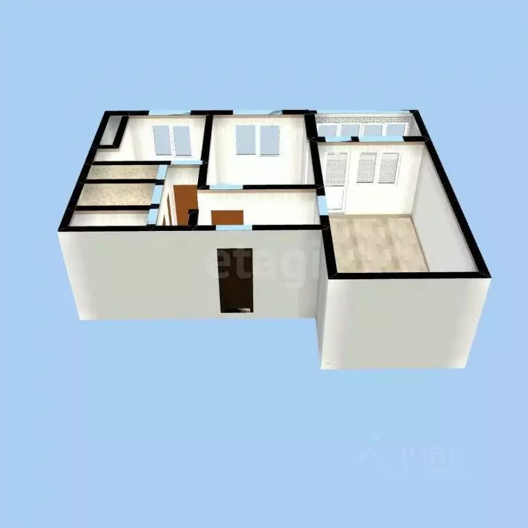 2-к кв. Башкортостан, Уфа ул. Уфимское Шоссе, 37/1 (44.0 м) - Фото 2