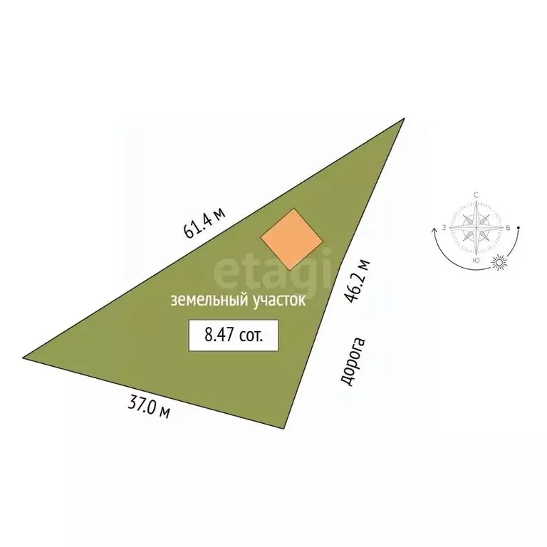 Участок в Марий Эл, Медведевский район, Сидоровское с/пос, д. Загуры ... - Фото 0