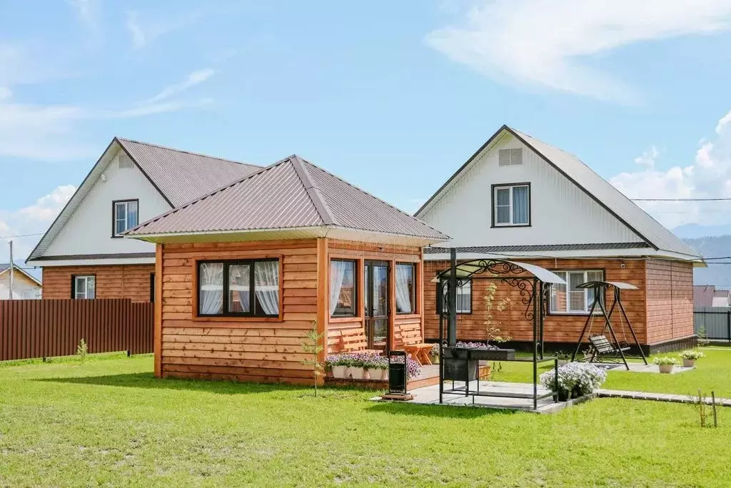 Дом в Алтай, Усть-Коксинский район, с. Усть-Кокса ул. Шукшина, 5 (90 ... - Фото 1