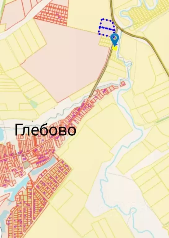 Участок в Рязанская область, Рязанский муниципальный округ, с. Глебово ... - Фото 1