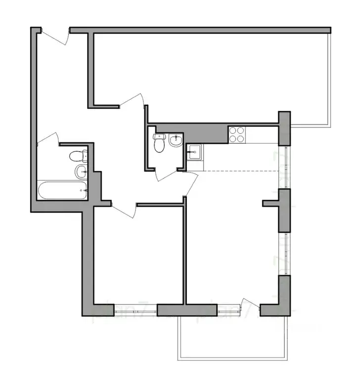 3-к кв. Иркутская область, Иркутск Ново-Ленино мкр, Территория 1-й ... - Фото 0