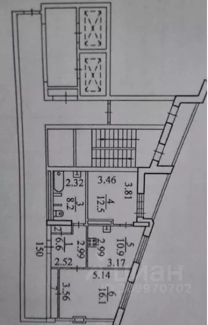 2-к кв. Новосибирская область, Новосибирск ул. Шевченко, 25 (60.0 м) - Фото 1