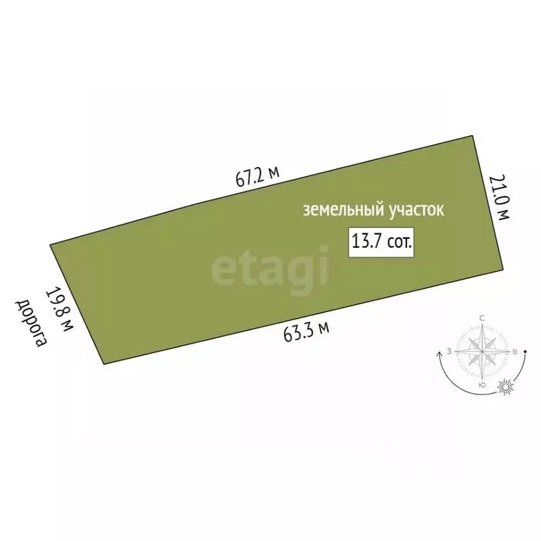 Участок в Калужская область, Дзержинский муниципальный округ, с. ... - Фото 2