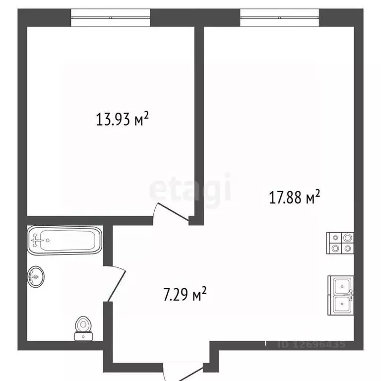1-к кв. Московская область, Одинцовский городской округ, ... - Фото 2