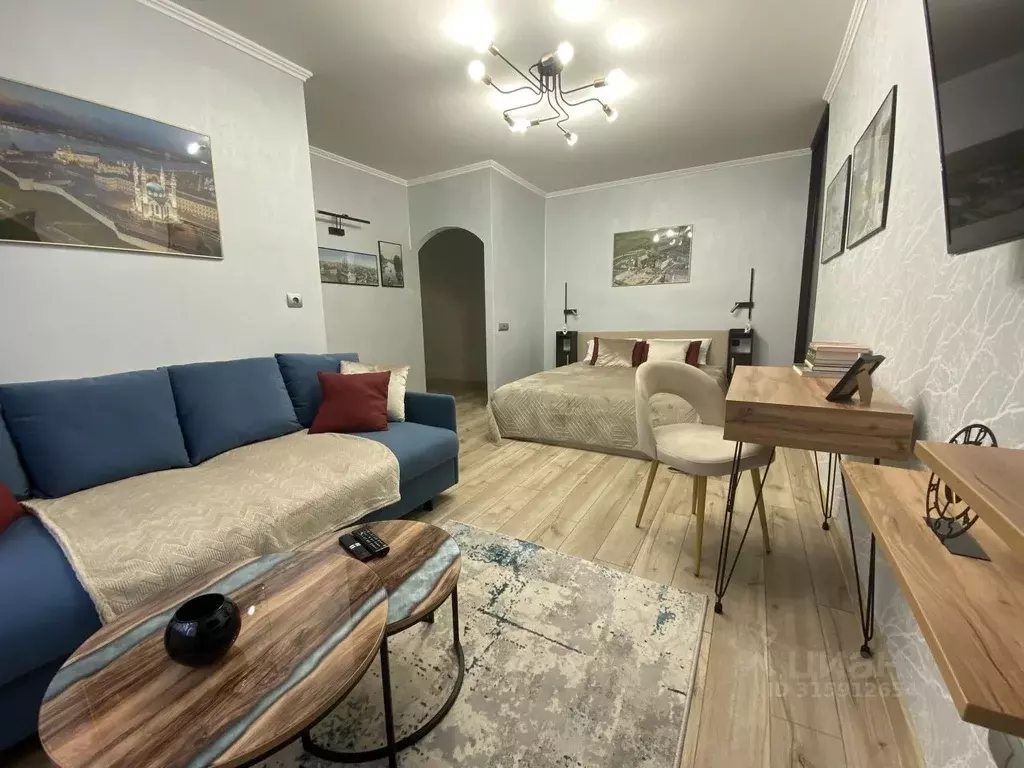 1-к кв. Татарстан, Казань ул. Галактионова, 3а (32.0 м) - Фото 1