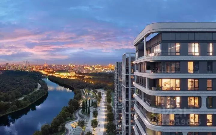 2-к кв. Москва ул. Нижние Мневники, 9 (75.8 м) - Фото 1